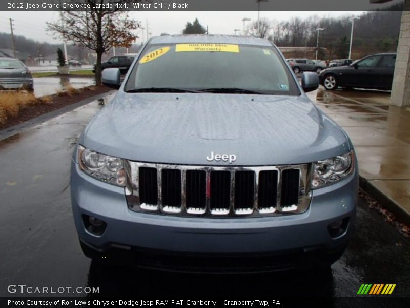 Winter Chill / Black 2012 Jeep Grand Cherokee Laredo 4x4