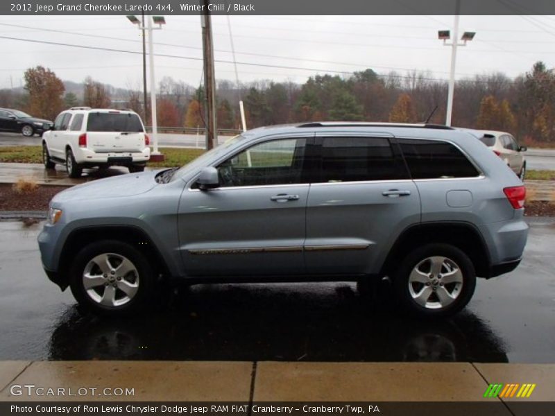 Winter Chill / Black 2012 Jeep Grand Cherokee Laredo 4x4
