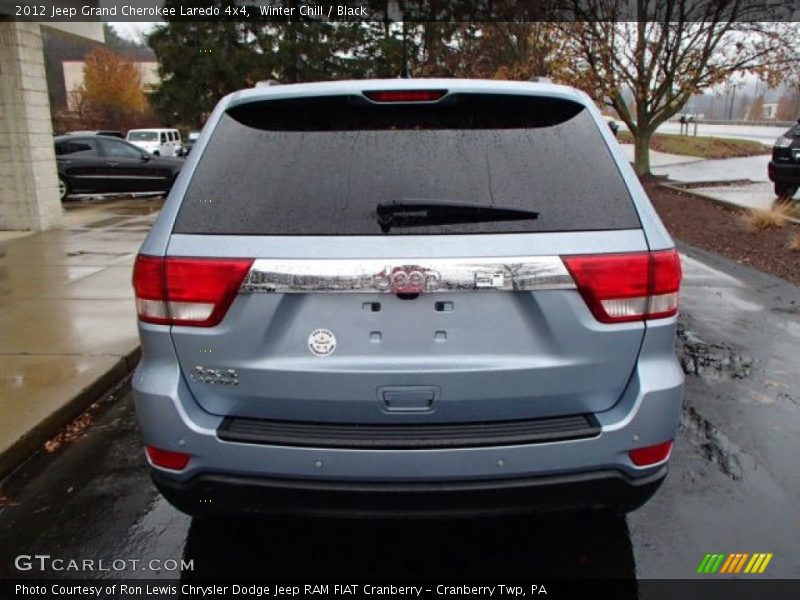 Winter Chill / Black 2012 Jeep Grand Cherokee Laredo 4x4