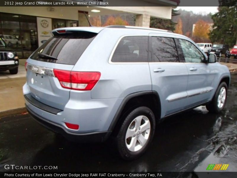 Winter Chill / Black 2012 Jeep Grand Cherokee Laredo 4x4