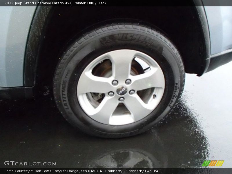 Winter Chill / Black 2012 Jeep Grand Cherokee Laredo 4x4