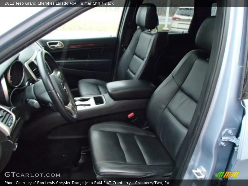 Winter Chill / Black 2012 Jeep Grand Cherokee Laredo 4x4
