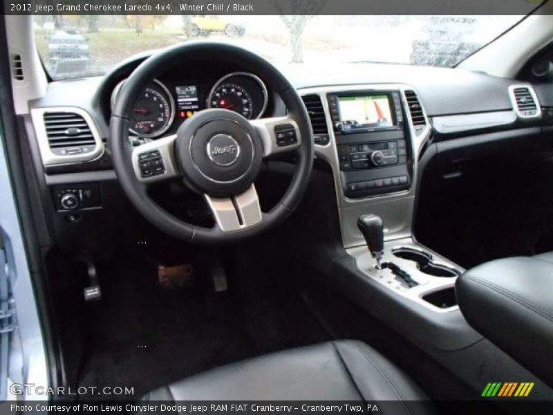 Winter Chill / Black 2012 Jeep Grand Cherokee Laredo 4x4