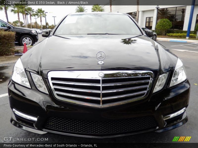 Black / Almond/Black 2012 Mercedes-Benz E 350 Sedan