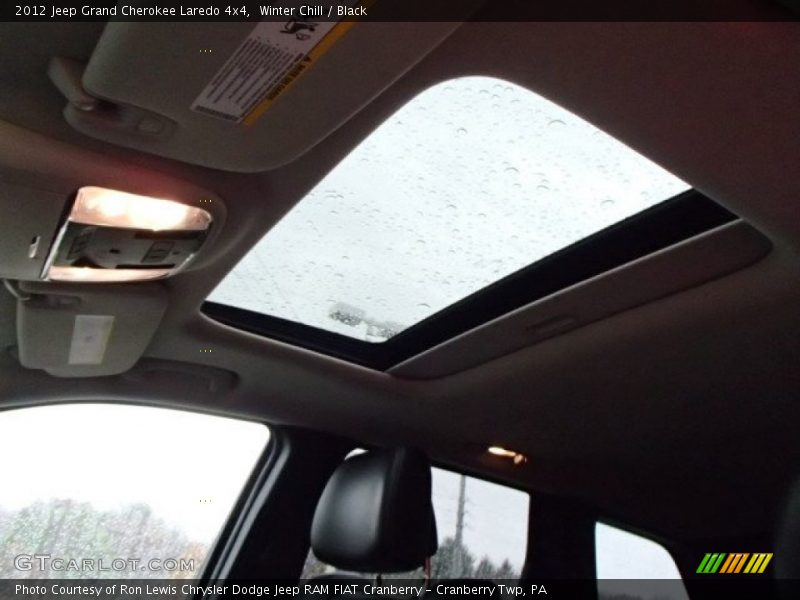 Winter Chill / Black 2012 Jeep Grand Cherokee Laredo 4x4