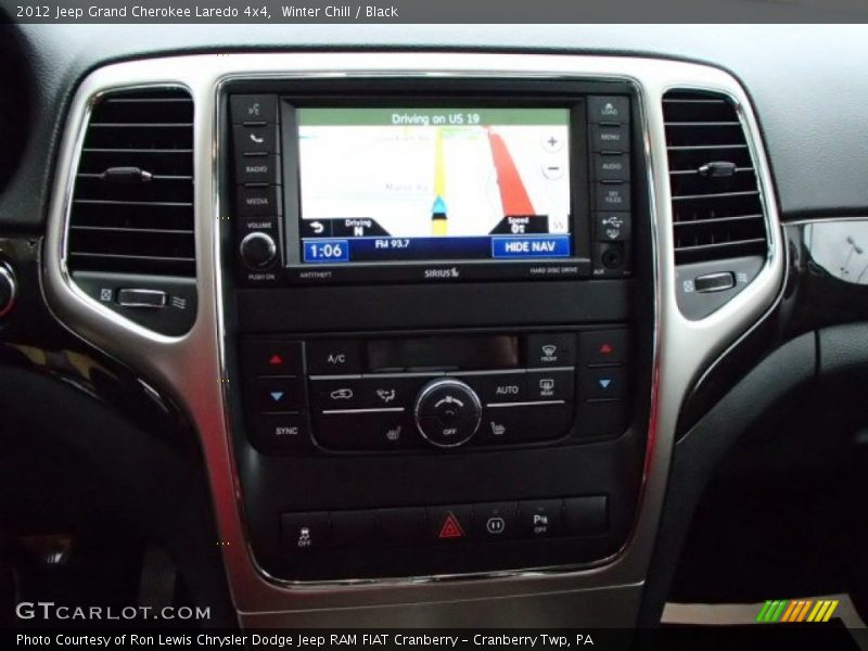Winter Chill / Black 2012 Jeep Grand Cherokee Laredo 4x4