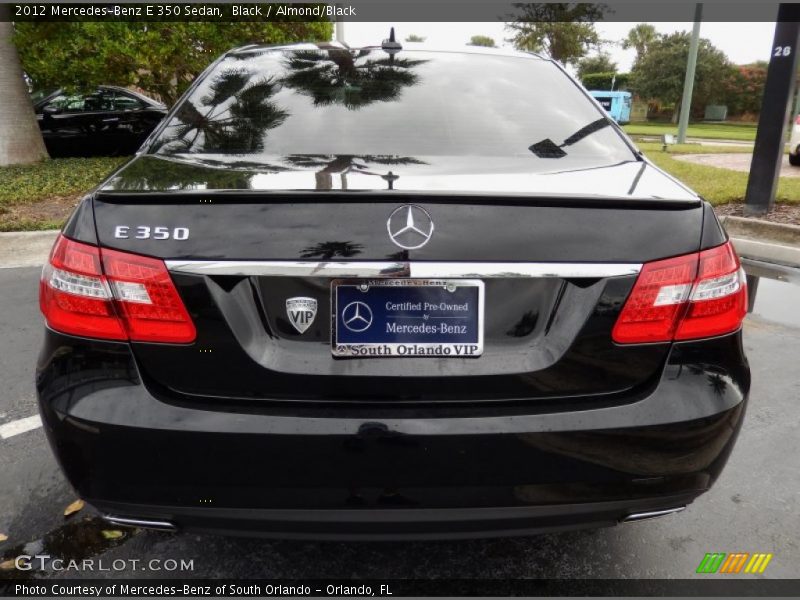 Black / Almond/Black 2012 Mercedes-Benz E 350 Sedan
