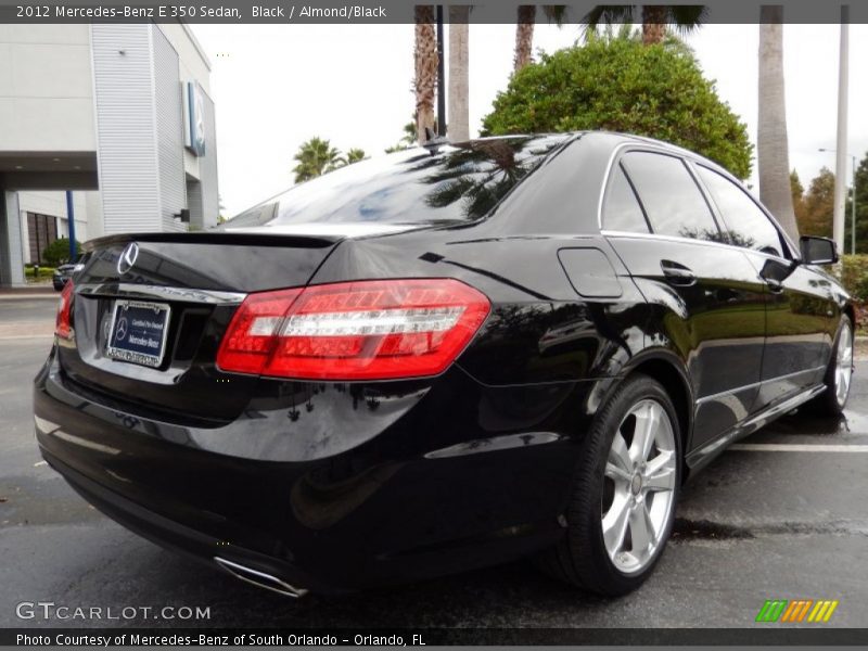 Black / Almond/Black 2012 Mercedes-Benz E 350 Sedan