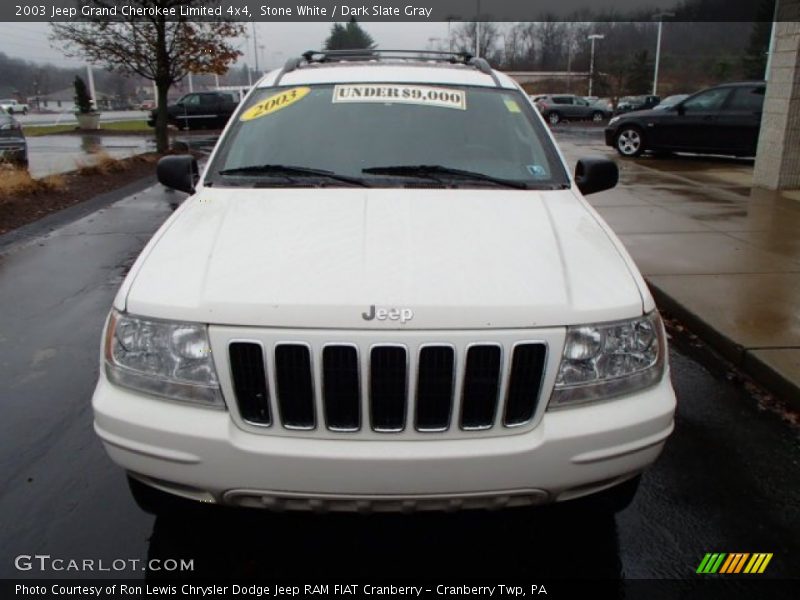 Stone White / Dark Slate Gray 2003 Jeep Grand Cherokee Limited 4x4
