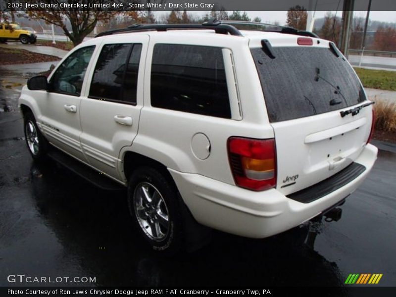 Stone White / Dark Slate Gray 2003 Jeep Grand Cherokee Limited 4x4