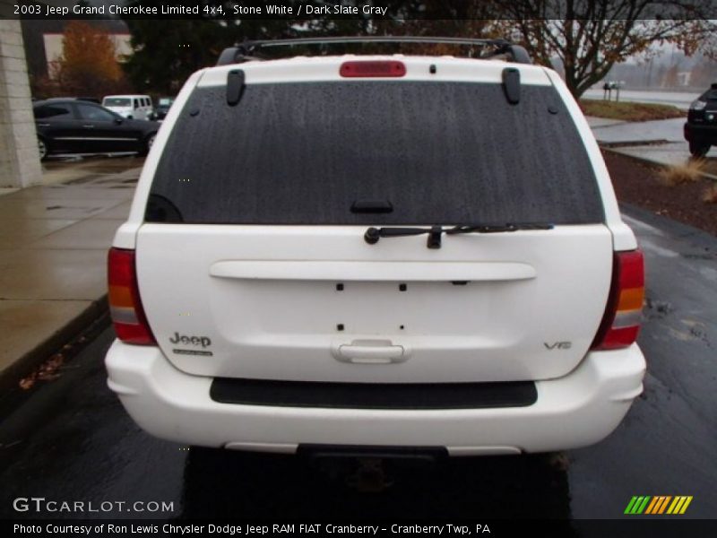 Stone White / Dark Slate Gray 2003 Jeep Grand Cherokee Limited 4x4