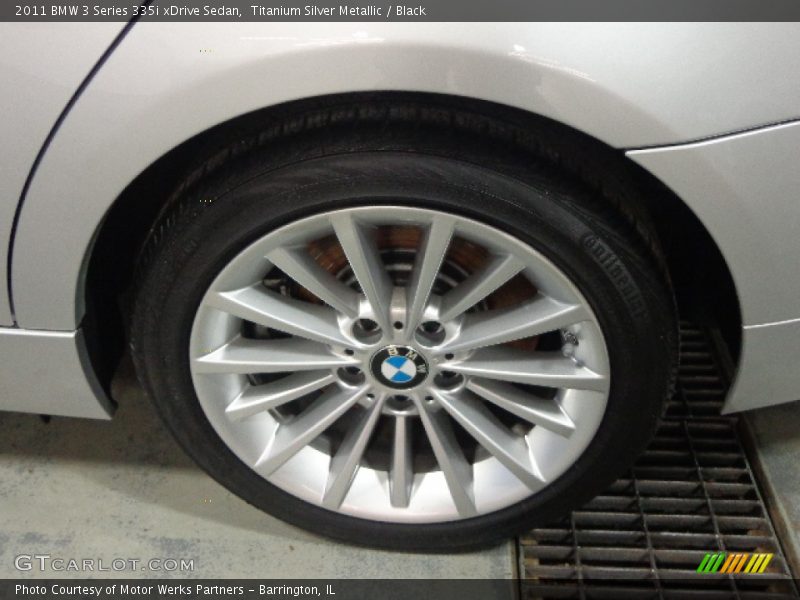 Titanium Silver Metallic / Black 2011 BMW 3 Series 335i xDrive Sedan