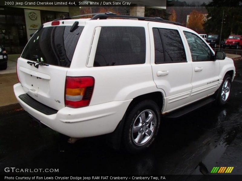 Stone White / Dark Slate Gray 2003 Jeep Grand Cherokee Limited 4x4