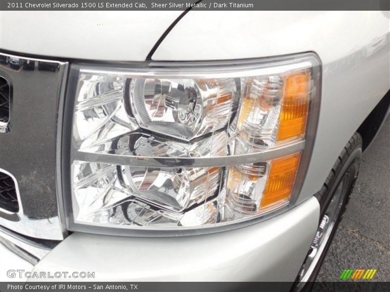 Sheer Silver Metallic / Dark Titanium 2011 Chevrolet Silverado 1500 LS Extended Cab