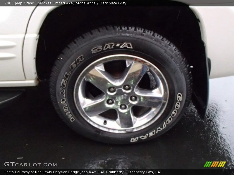 Stone White / Dark Slate Gray 2003 Jeep Grand Cherokee Limited 4x4