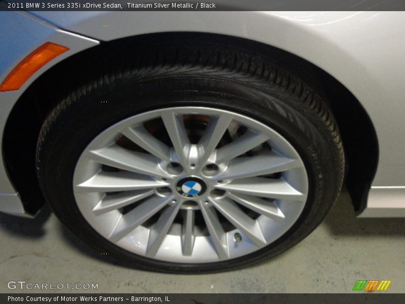 Titanium Silver Metallic / Black 2011 BMW 3 Series 335i xDrive Sedan