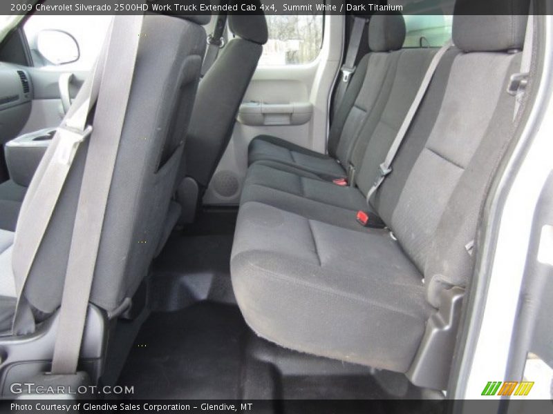 Summit White / Dark Titanium 2009 Chevrolet Silverado 2500HD Work Truck Extended Cab 4x4