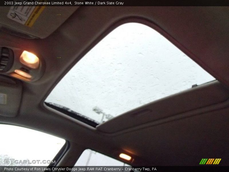 Stone White / Dark Slate Gray 2003 Jeep Grand Cherokee Limited 4x4