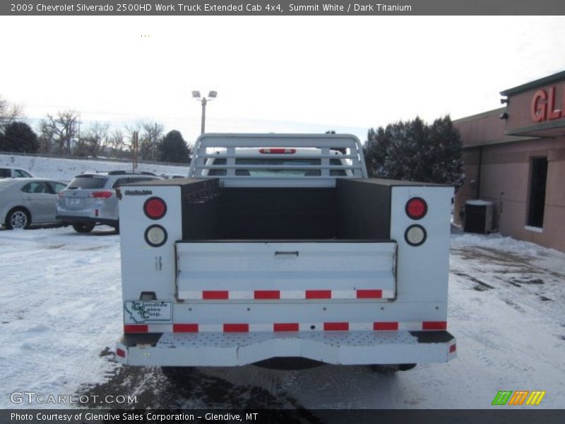 Summit White / Dark Titanium 2009 Chevrolet Silverado 2500HD Work Truck Extended Cab 4x4