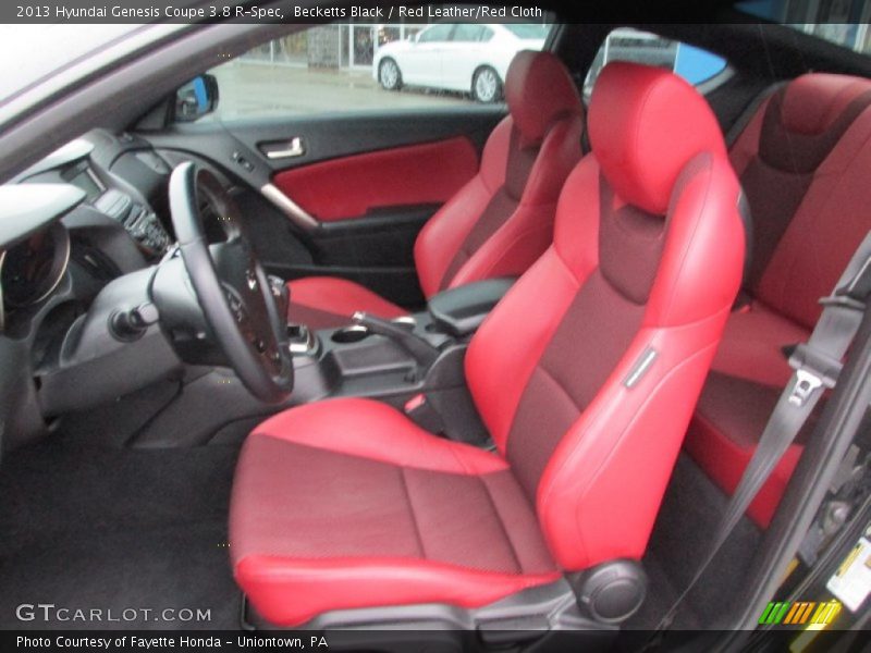  2013 Genesis Coupe 3.8 R-Spec Red Leather/Red Cloth Interior