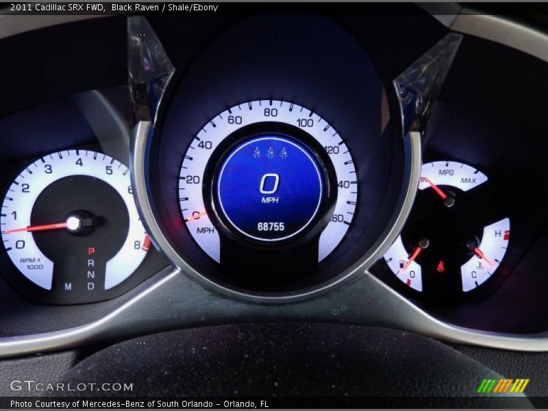 Black Raven / Shale/Ebony 2011 Cadillac SRX FWD