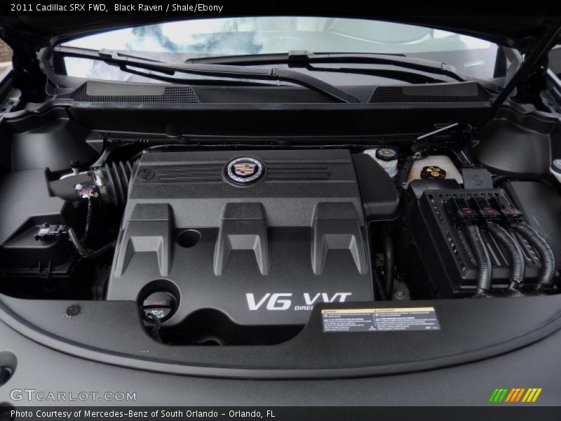 Black Raven / Shale/Ebony 2011 Cadillac SRX FWD