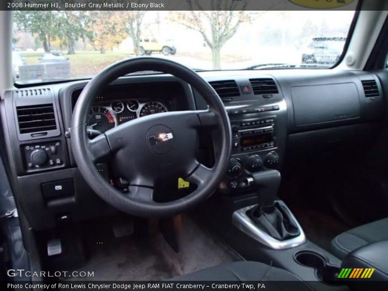 Boulder Gray Metallic / Ebony Black 2008 Hummer H3