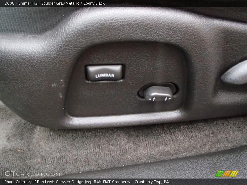 Boulder Gray Metallic / Ebony Black 2008 Hummer H3
