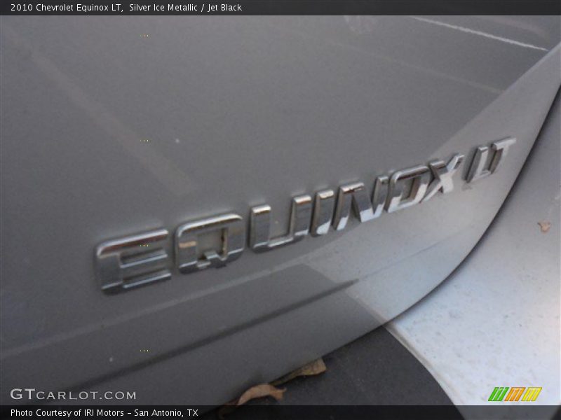 Silver Ice Metallic / Jet Black 2010 Chevrolet Equinox LT