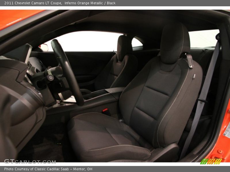 Front Seat of 2011 Camaro LT Coupe