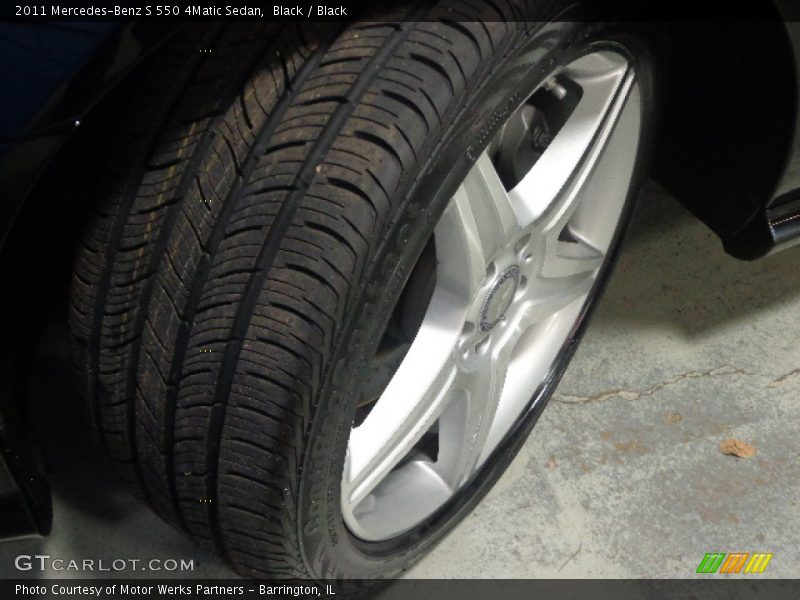 Black / Black 2011 Mercedes-Benz S 550 4Matic Sedan