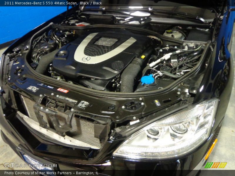 Black / Black 2011 Mercedes-Benz S 550 4Matic Sedan