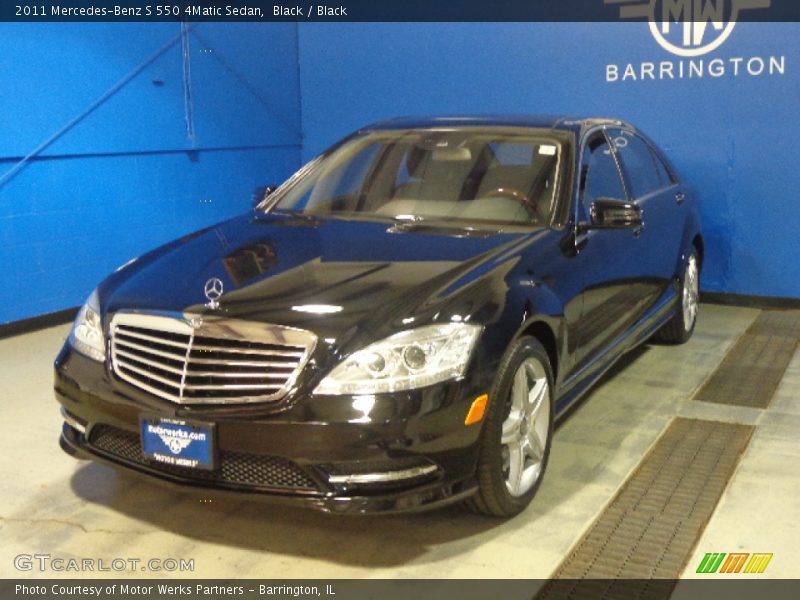 Black / Black 2011 Mercedes-Benz S 550 4Matic Sedan