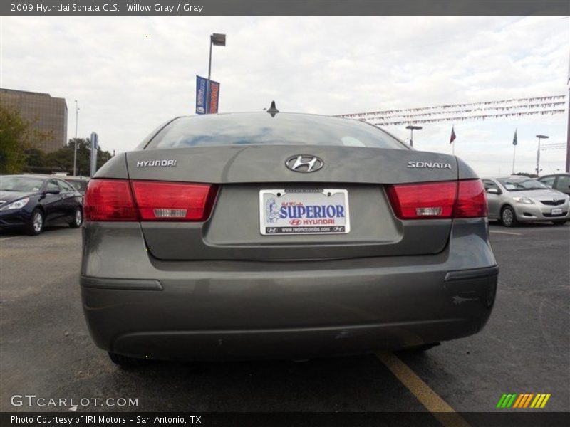 Willow Gray / Gray 2009 Hyundai Sonata GLS