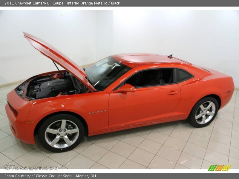 Inferno Orange Metallic / Black 2011 Chevrolet Camaro LT Coupe