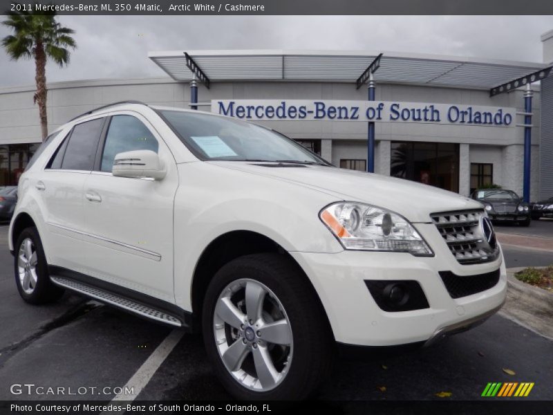 Arctic White / Cashmere 2011 Mercedes-Benz ML 350 4Matic