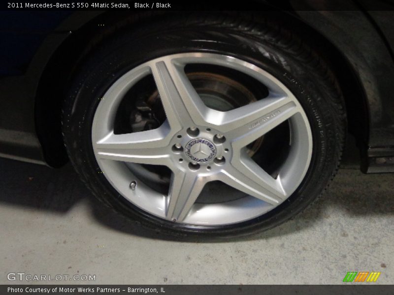 Black / Black 2011 Mercedes-Benz S 550 4Matic Sedan