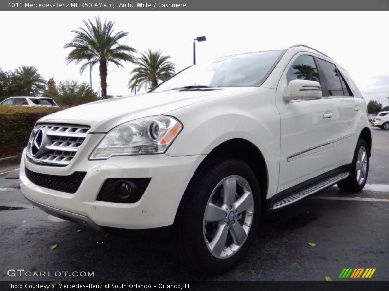 Arctic White / Cashmere 2011 Mercedes-Benz ML 350 4Matic