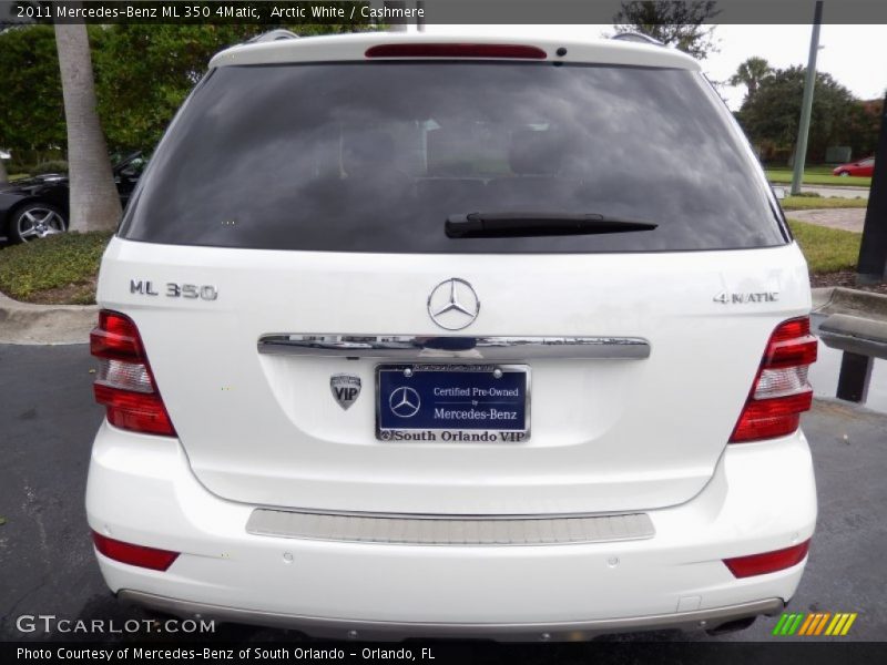Arctic White / Cashmere 2011 Mercedes-Benz ML 350 4Matic