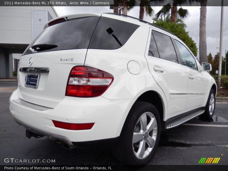 Arctic White / Cashmere 2011 Mercedes-Benz ML 350 4Matic