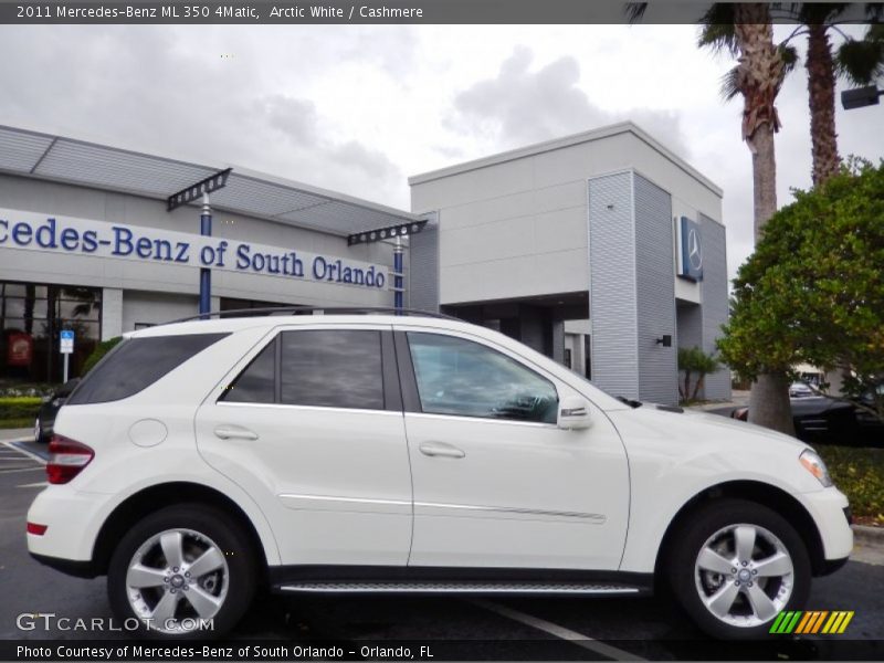 Arctic White / Cashmere 2011 Mercedes-Benz ML 350 4Matic