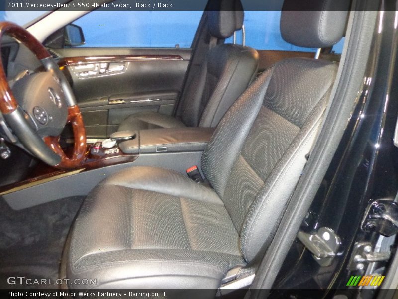 Black / Black 2011 Mercedes-Benz S 550 4Matic Sedan