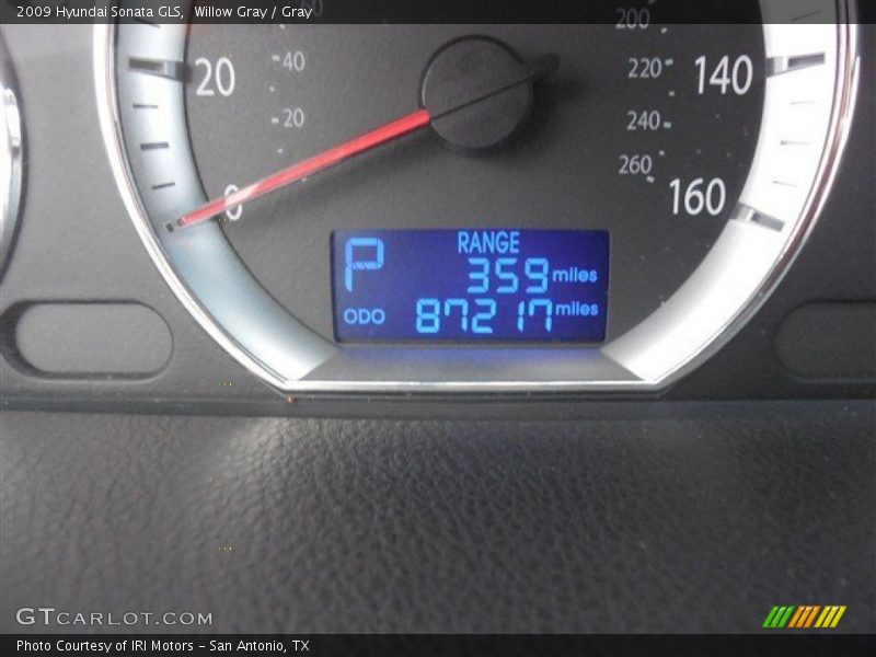 Willow Gray / Gray 2009 Hyundai Sonata GLS