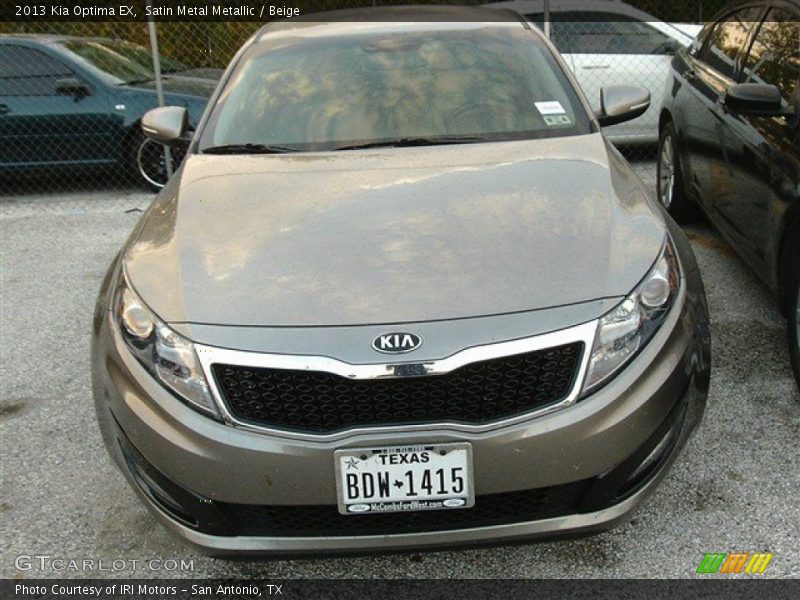 Satin Metal Metallic / Beige 2013 Kia Optima EX