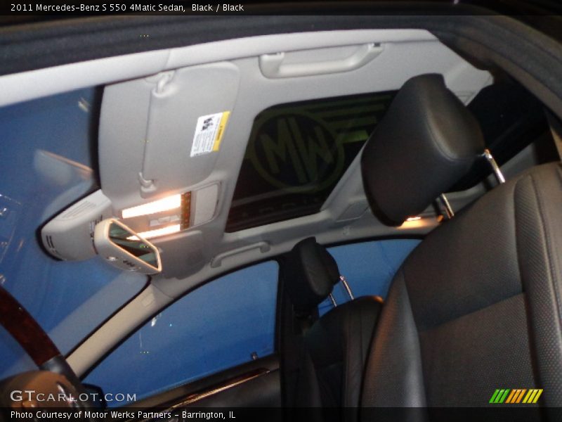 Black / Black 2011 Mercedes-Benz S 550 4Matic Sedan