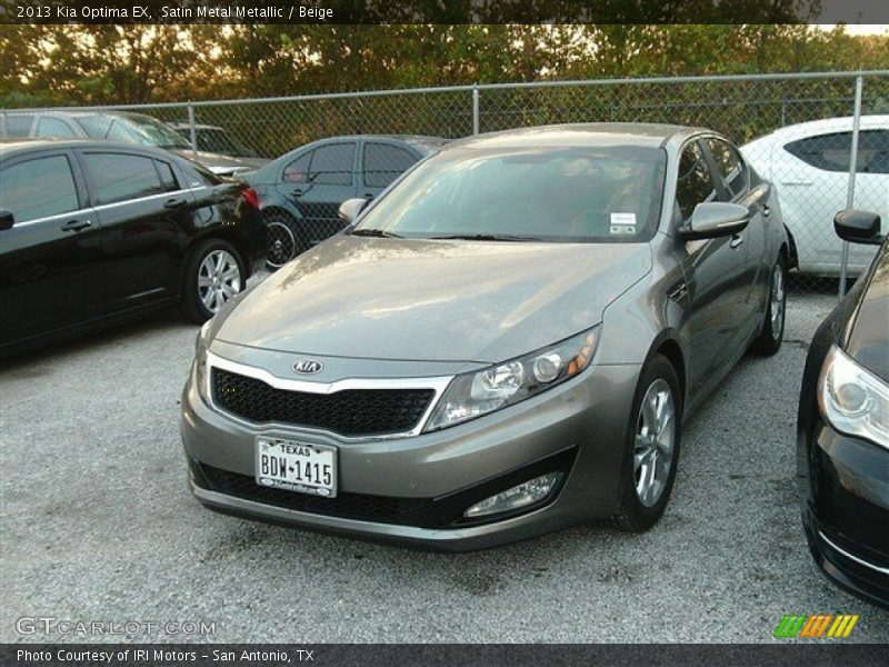 Satin Metal Metallic / Beige 2013 Kia Optima EX