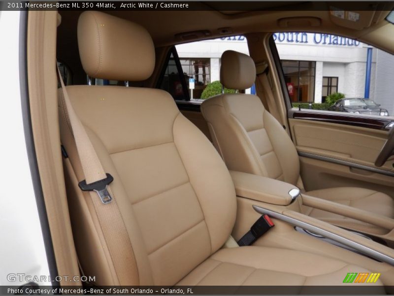 Arctic White / Cashmere 2011 Mercedes-Benz ML 350 4Matic