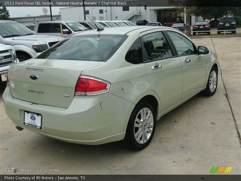 Natural Neutral Metallic / Charcoal Black 2011 Ford Focus SEL Sedan