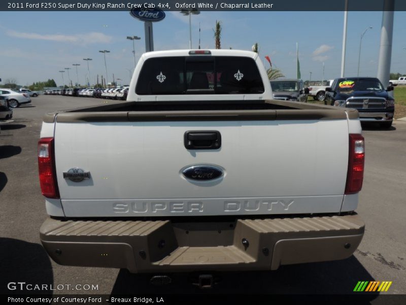 Oxford White / Chaparral Leather 2011 Ford F250 Super Duty King Ranch Crew Cab 4x4