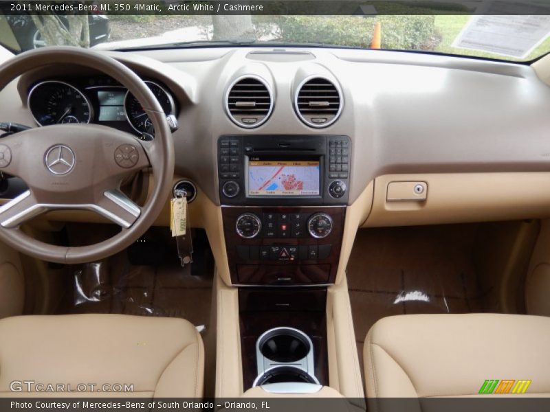 Arctic White / Cashmere 2011 Mercedes-Benz ML 350 4Matic
